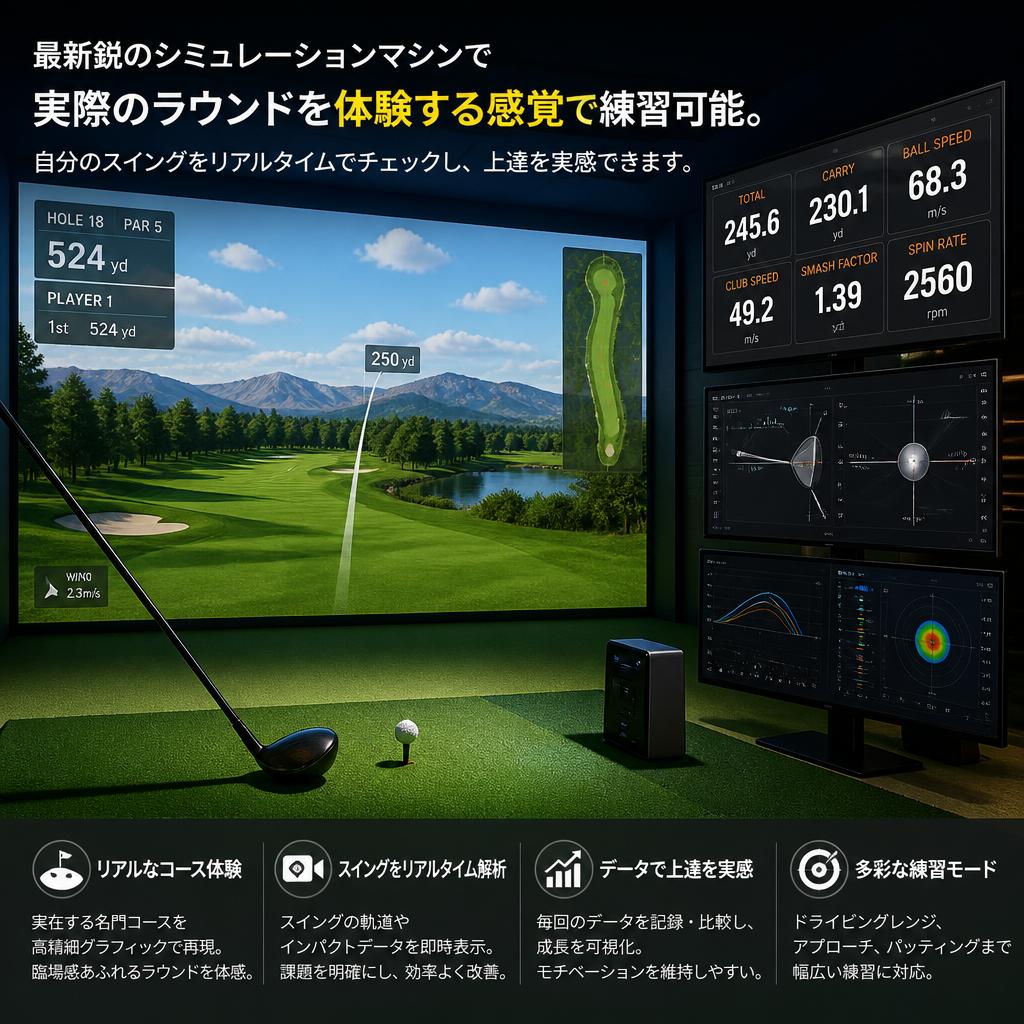 リアルなシミュレーション体験