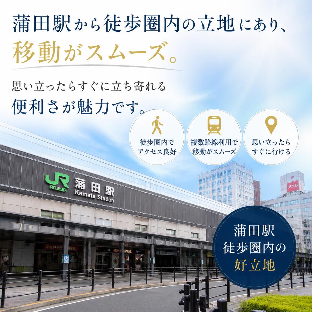 2. 駅近でアクセス抜群！